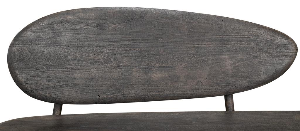 Pebble Grey Bench - Ornate Home