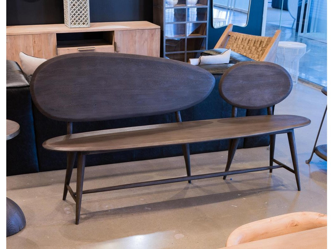 Pebble Grey Bench - Ornate Home