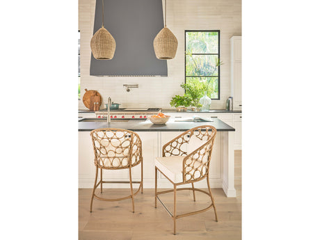 Pebble Natural Counter Chair - Ornate Home