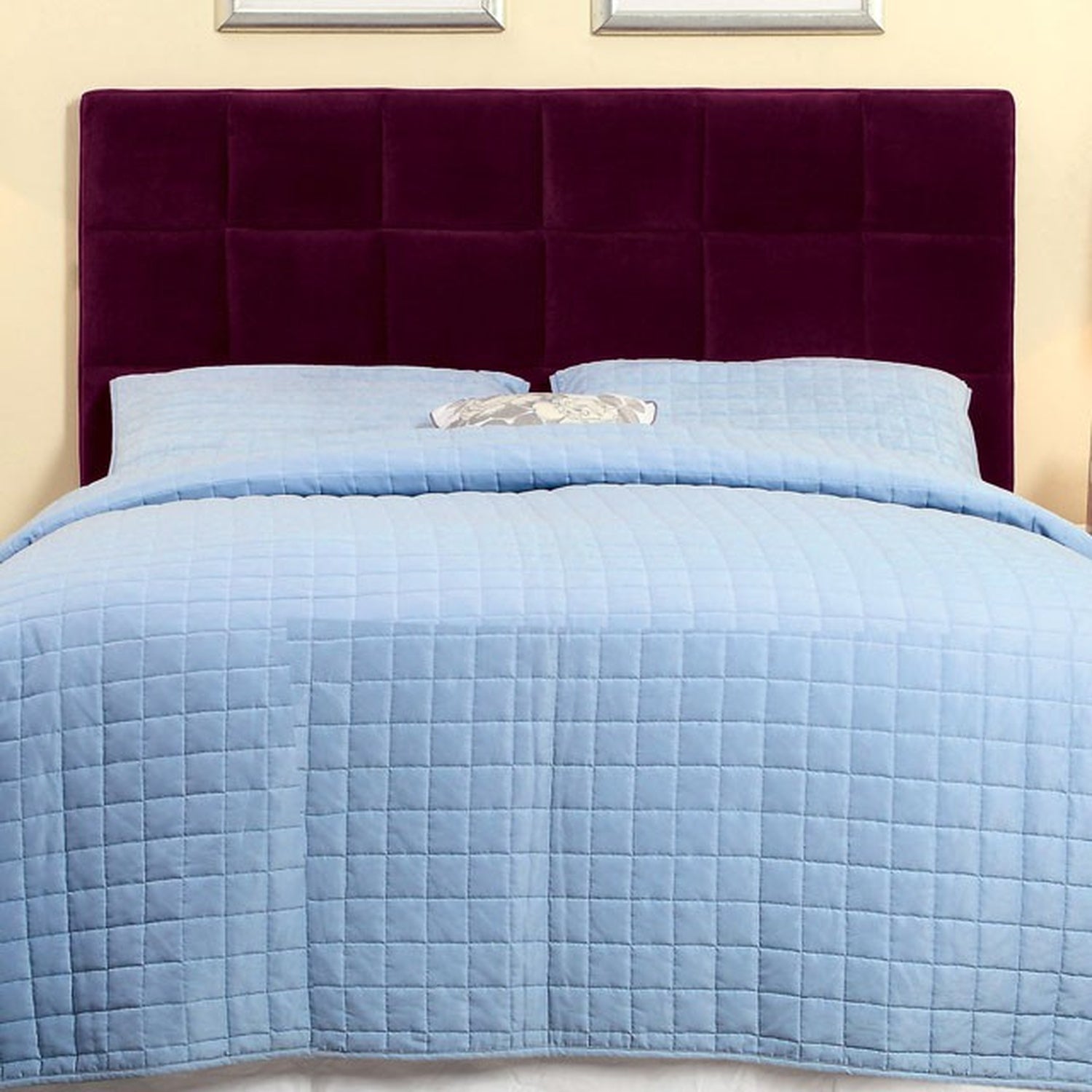 Pebble Purple Twin Headboard - Ornate Home