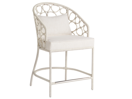 Pebble Sea Salt Counter Chair - Ornate Home