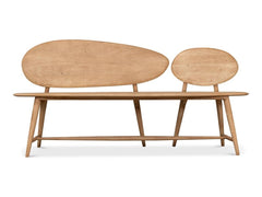 Pebble Tan Bench - Ornate Home