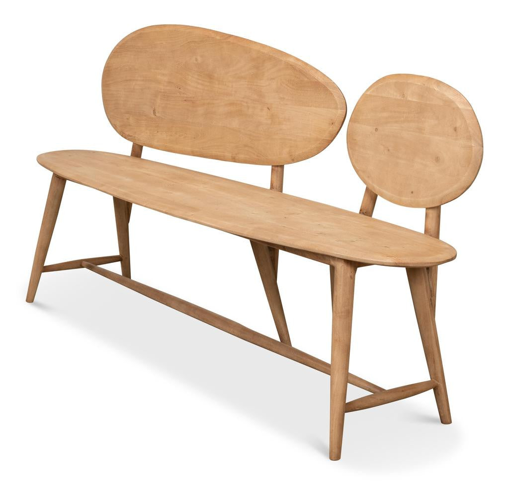 Pebble Tan Bench - Ornate Home