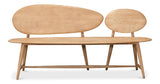 Pebble Tan Bench - Ornate Home