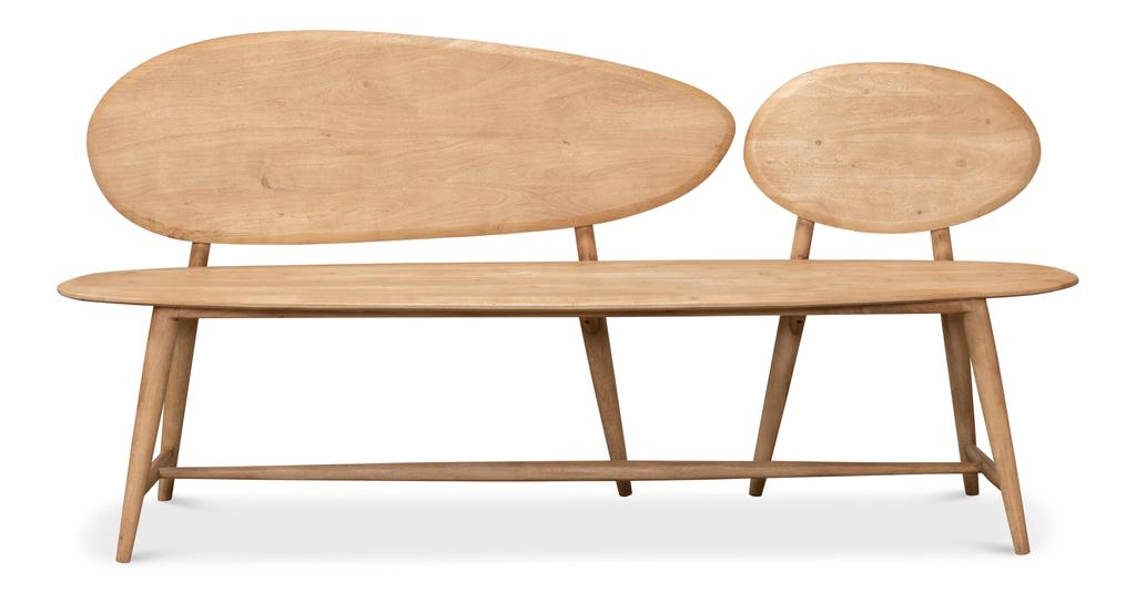 Pebble Tan Bench - Ornate Home