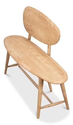 Pebble Tan Bench - Ornate Home