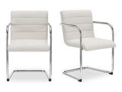 Pedro Beige Dining Chair (Set of 2) - Ornate Home