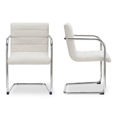 Pedro Beige Dining Chair (Set of 2) - Ornate Home