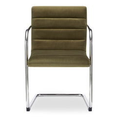 Pedro Green Mohair Dining Chair (Set of 2) - Ornate Home