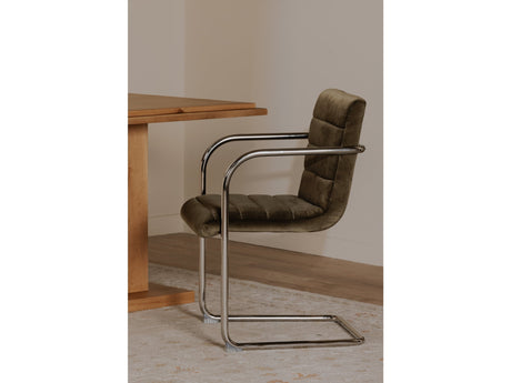 Pedro Green Mohair Dining Chair (Set of 2) - Ornate Home