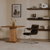 Pedro Green Mohair Dining Chair (Set of 2) - Ornate Home