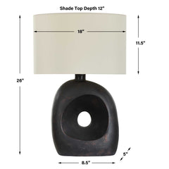 Peephole Bronze Outdoor Table Lamp - Ornate Home