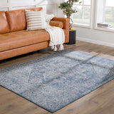 Peeta Blue Medallion Area Rug - Clearance - Ornate Home
