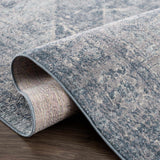 Peeta Blue Medallion Area Rug - Clearance - Ornate Home
