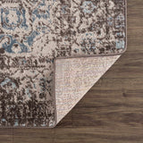 Peeta Dark Brown Medallion Area Rug - Clearance - Ornate Home