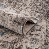 Peeta Dark Brown Medallion Area Rug - Clearance - Ornate Home