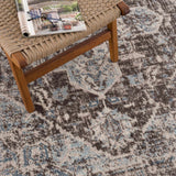 Peeta Dark Brown Medallion Area Rug - Clearance - Ornate Home