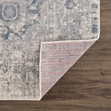 Peeta Gray Blue Medallion Area Rug - Clearance - Ornate Home