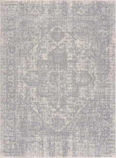 Peeta Gray Medallion Area Rug - Clearance - Ornate Home