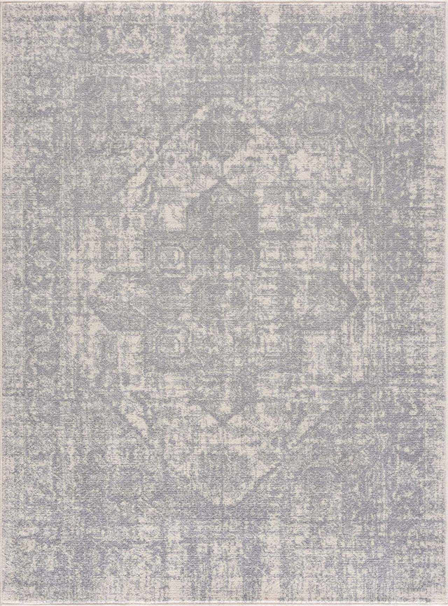 Peeta Gray Medallion Area Rug - Clearance - Ornate Home