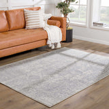 Peeta Gray Medallion Area Rug - Clearance - Ornate Home