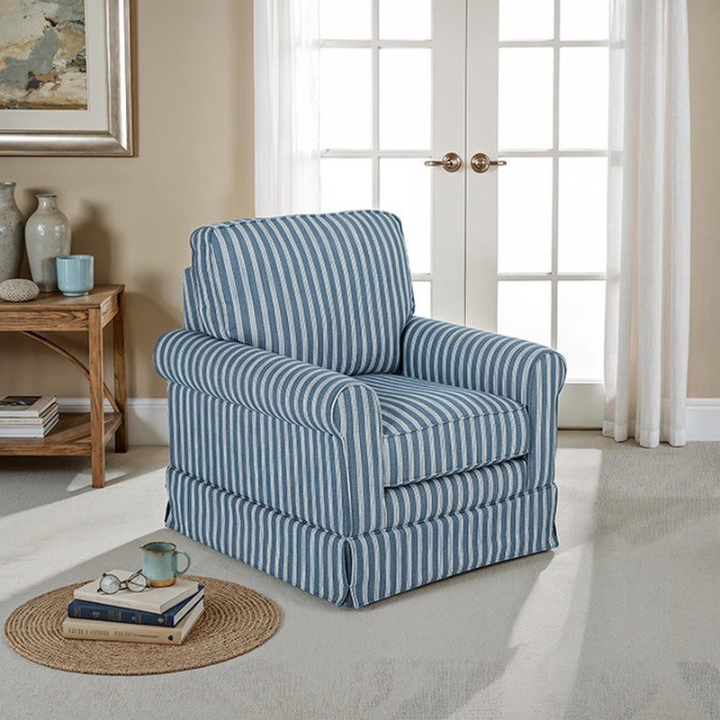 Peggy Blue Accent Chair - Ornate Home