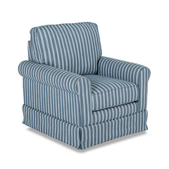 Peggy Blue Accent Chair - Ornate Home