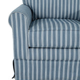 Peggy Blue Accent Chair - Ornate Home