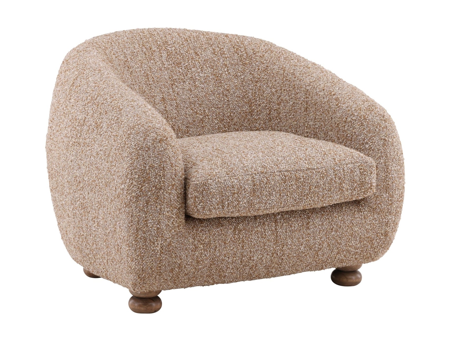 Peggy Latte/Natural Occasional Chair - Ornate Home