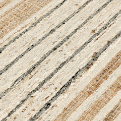 Pego Stripe Natural Multi Rug - Ornate Home