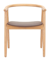 Peker Brown & Natural Dining Chair (Set of 2) - Ornate Home