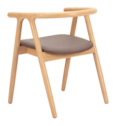 Peker Brown & Natural Dining Chair (Set of 2) - Ornate Home