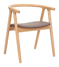 Peker Brown & Natural Dining Chair (Set of 2) - Ornate Home