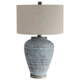 Pelia Light Aqua Table Lamp - Ornate Home