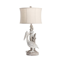 Pelican White Table Lamp - Ornate Home