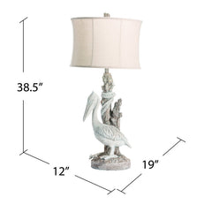 Pelican White Table Lamp - Ornate Home