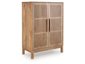 Pellamour Natural Brown Bar Cabinet (Online Special Price) - Ornate Home