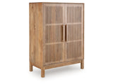 Pellamour Natural Brown Bar Cabinet - Ornate Home