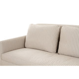 Pellicano Beige Stripe Sofa - Ornate Home