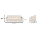Pellicano Cream Sofa - Ornate Home