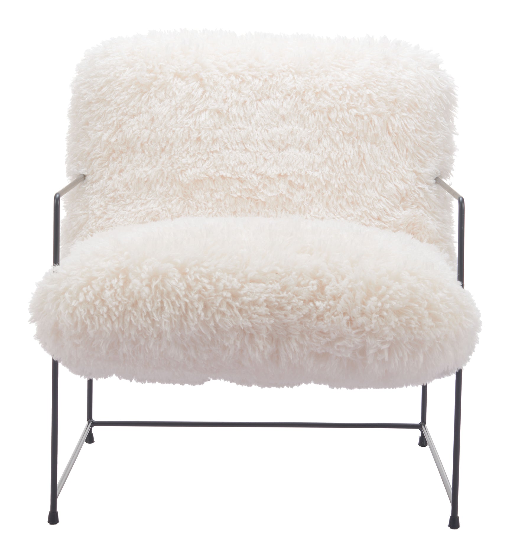 Pelut White Accent Chair - Ornate Home