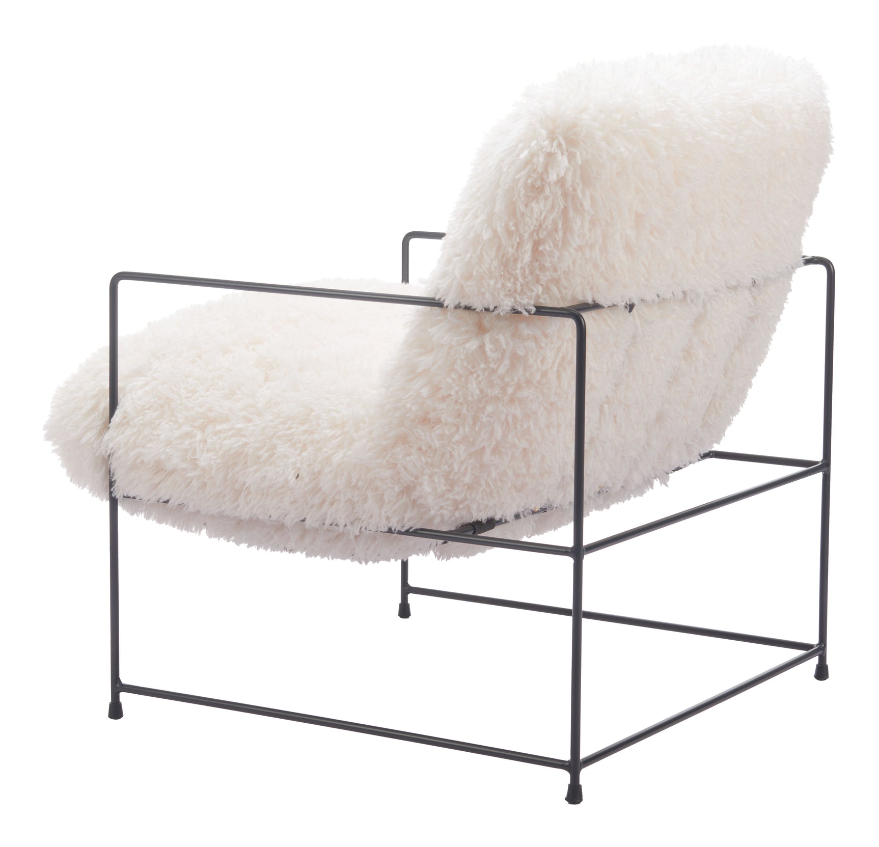 Pelut White Accent Chair - Ornate Home
