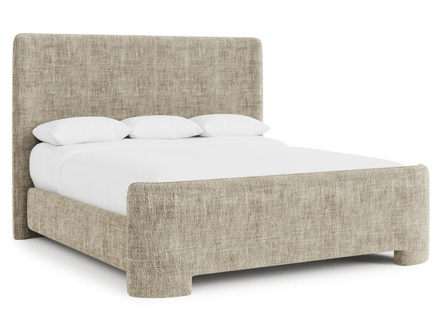 Pemba Beige/Tan Shelter King Bed - Ornate Home