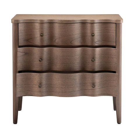 Pembroke Brown Three-Drawer Chest - Ornate Home