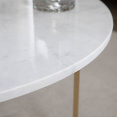 Pembroke Gold/White Cocktail Table - Ornate Home