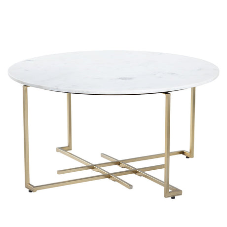 Pembroke Gold/White Cocktail Table - Ornate Home