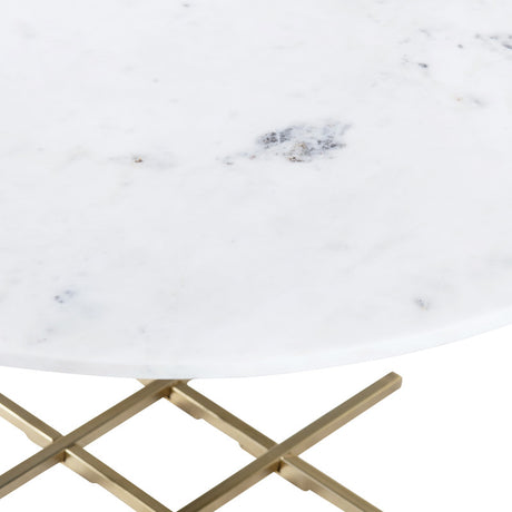 Pembroke Gold/White Cocktail Table - Ornate Home