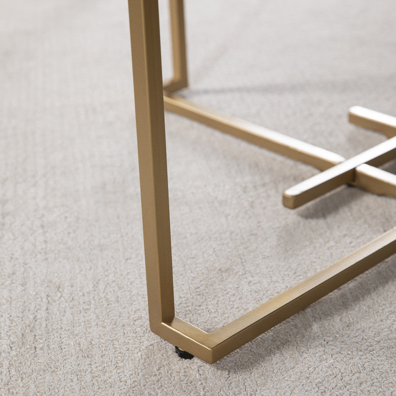 Pembroke Gold/White Cocktail Table - Ornate Home