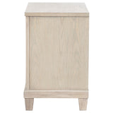 Pembroke Washed Oak 2-drawer Nightstand Bedside Table - Ornate Home