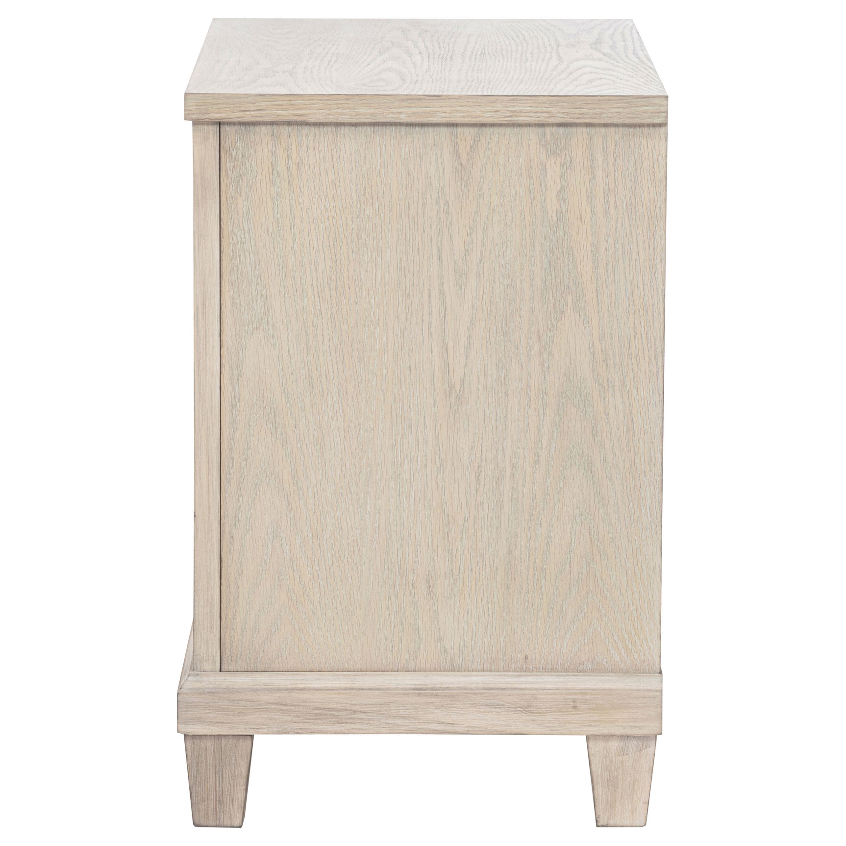 Pembroke Washed Oak 2-drawer Nightstand Bedside Table - Ornate Home